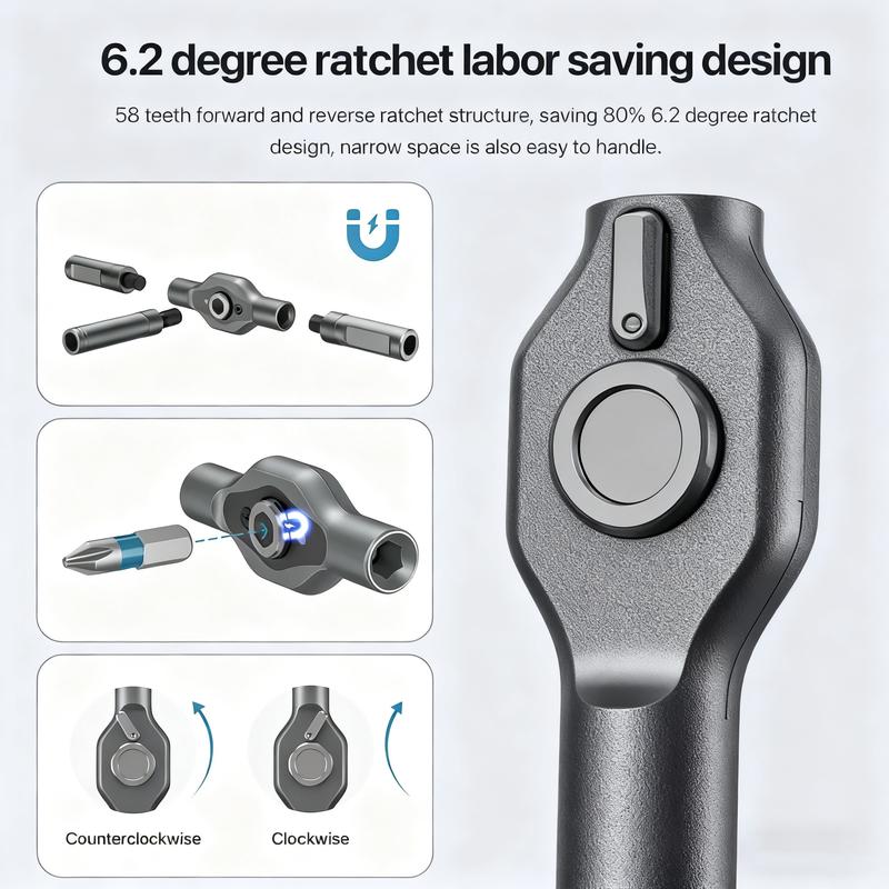 🔩 56% di sconto 🛠️ Set di cacciaviti 24-in-1 – Magnetico, compatto e portatile, ideale per riparazioni e fai-da-te 🔧📦