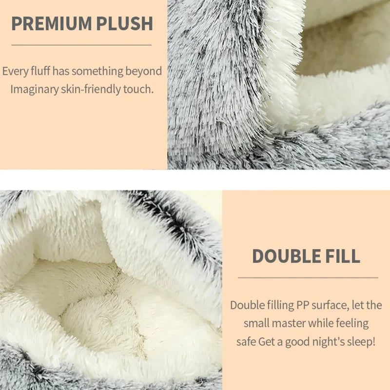 🐶KoseligHule😺 Cuccia premium per animali domestici✨Morbida e confortevole, offre un rifugio caldo per cani e gatti. Tessuto resistente, lavabile, design accogliente. Permette al tuo pet di riposare tranquillamente in tutta sicurezza a casa.