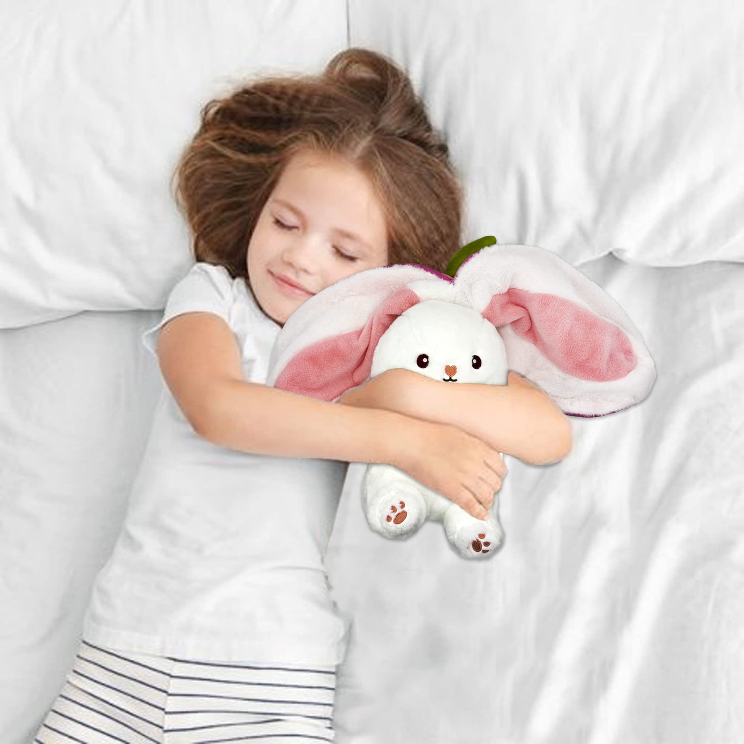 🍓Coniglietto Fragola si Trasforma in Coniglietto🎀 Peluche Frutto Bambola🐰