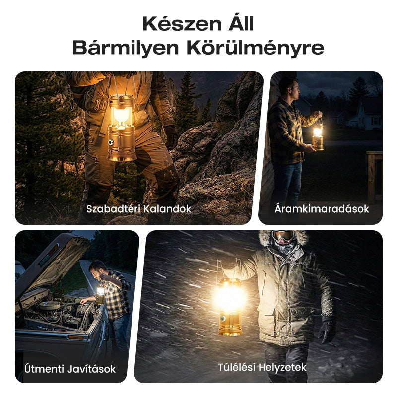 ✨Lanterna da campeggio retrattile ad energia solare⛺️