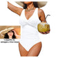Costume da Bagno Intero Donna Modellante Effetto Pancia Piatta