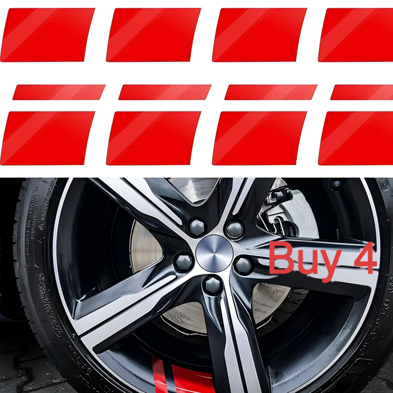 🚗✨ Adesivi riflettenti per cerchioni auto 🌟