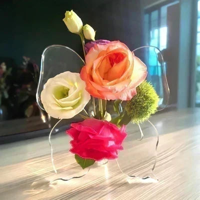 🦋Vaso Farfalla Trasparente! Bellissimo ornamento che illumina ogni angolo della casa!