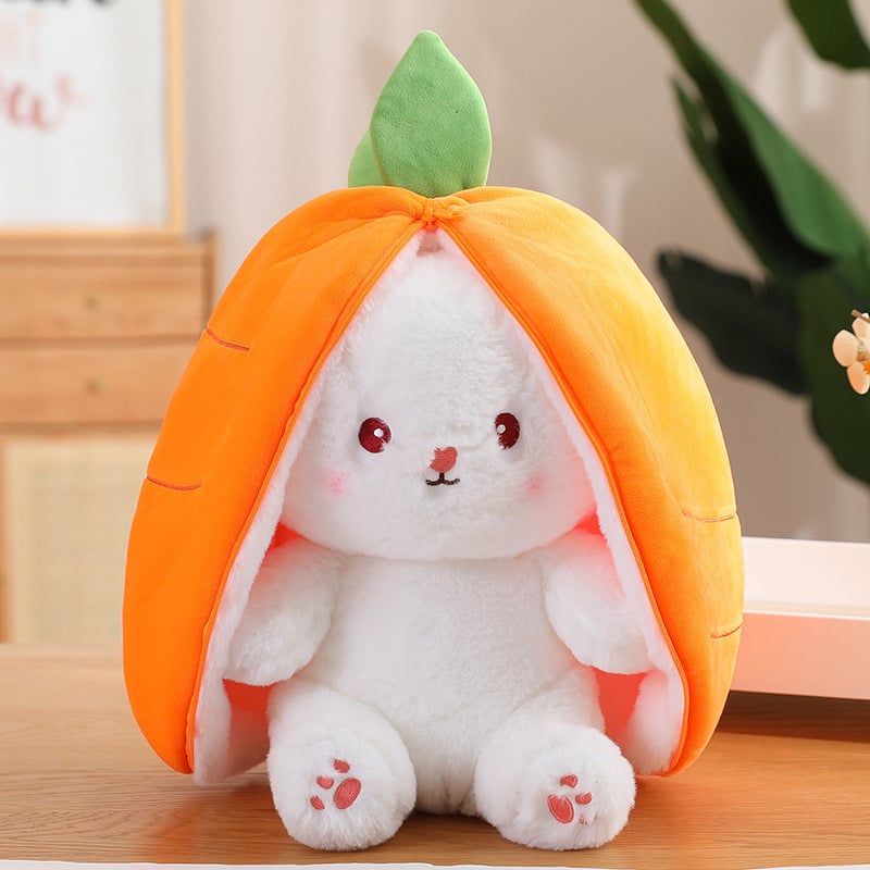 🍓Coniglietto Fragola si Trasforma in Coniglietto🎀 Peluche Frutto Bambola🐰