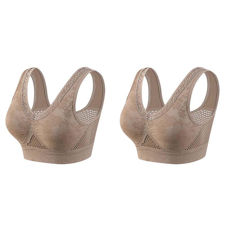 【✨1 + 1 gratis - 2 pezzi】Reggiseno a balconcino senza cuciture con sostegno elevato per donne