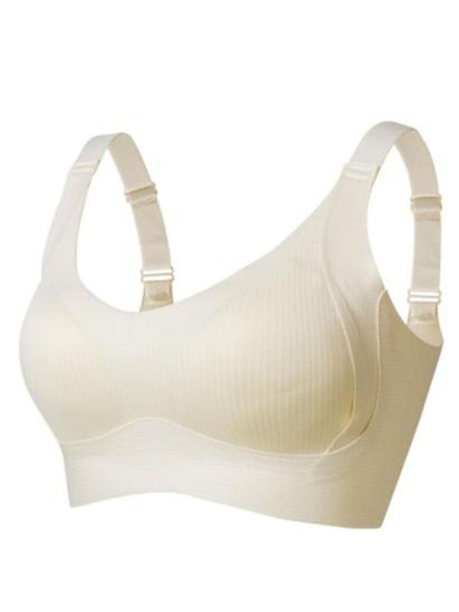 🎁OFFERTA ECCEZIONALE 2026💕Reggiseno senza cuciture con sottili righe e sostegno a W – Comodità e stile!