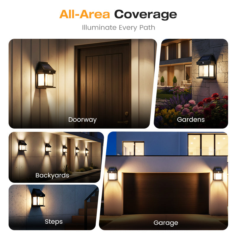💡🎉 50% DI SCONTO! Applique solare con sensore di movimento – Resistente alle intemperie, accensione e spegnimento automatici, facile da installare in giardino e lungo i vialetti 🌟