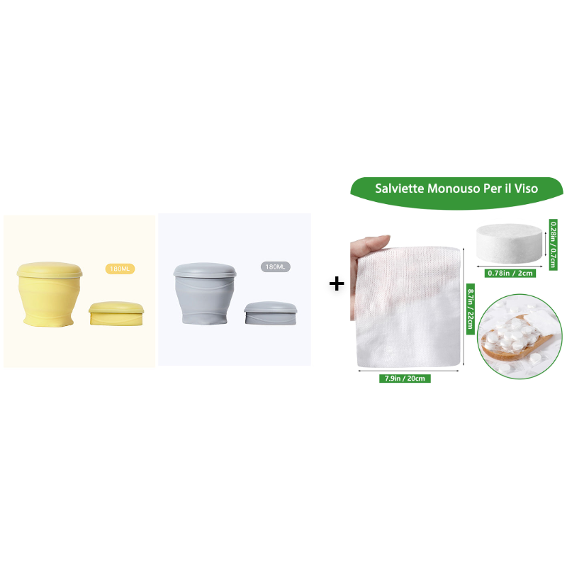 🔥Tazza da viaggio pieghevole in silicone con coperchio