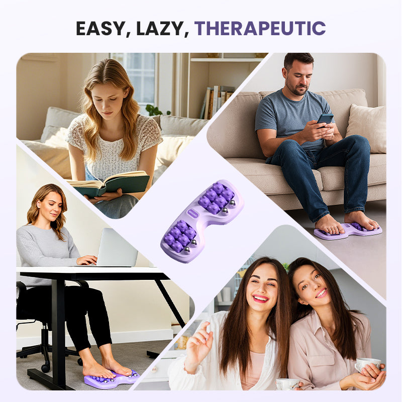 ⏰ Offerta Lampo 💜 Massaggiatore Plantare Portatile Doppio 💜