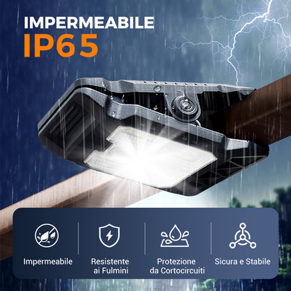 Lampada solare da esterno con sensore di moviment