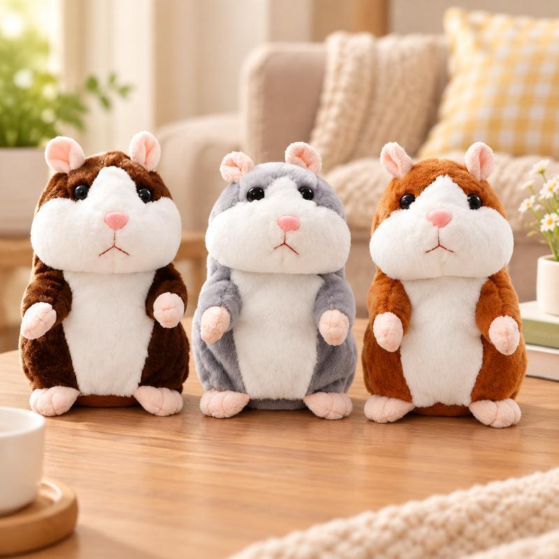🐹 Ultimo giorno al prezzo speciale di €23.99! ✨Criceto parlante di peluche – ripete tutto ciò che dici, scuote automaticamente la testa e diverte bambini e adulti.🎁