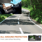 Dash Cam 1080P a 3 Canali con Wi-Fi
