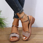 2023 Women Casual High heel Comfy Slip On Sandals