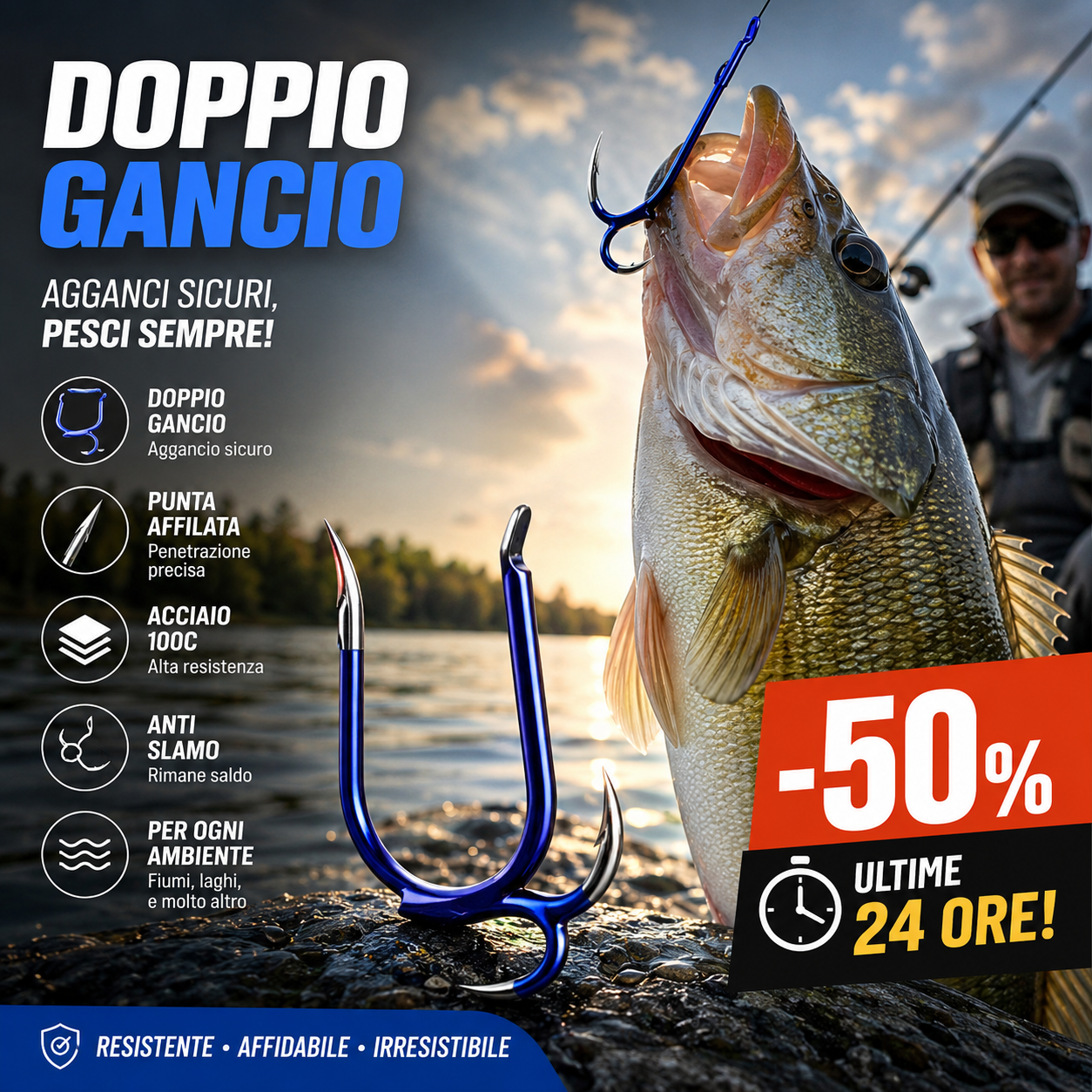 💪✨ 50% DI SCONTO! Ami da pescai