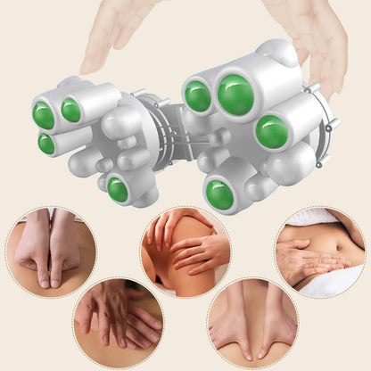 Cuscino Massaggiante Multifunzione con Impastamento Profondo e Calore