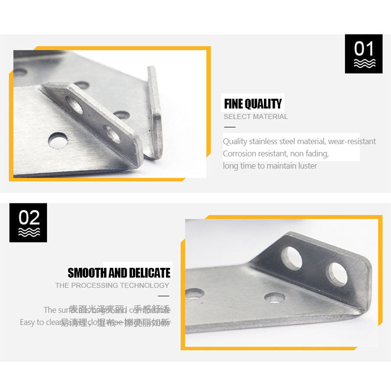 Staffe Angolari Universali per Mobili (Set da 4 Pezzi)