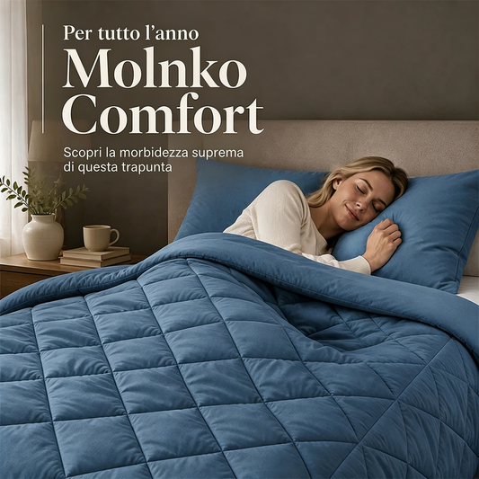 🔥🎁Novità: SCONTO DEL 50%🔥🛏️✨ Set piumone trapuntato da 3 pezzi con federe – comfort soffice come una nuvola, trapuntatura a rombi e microfibra resistente all’umidità 💤