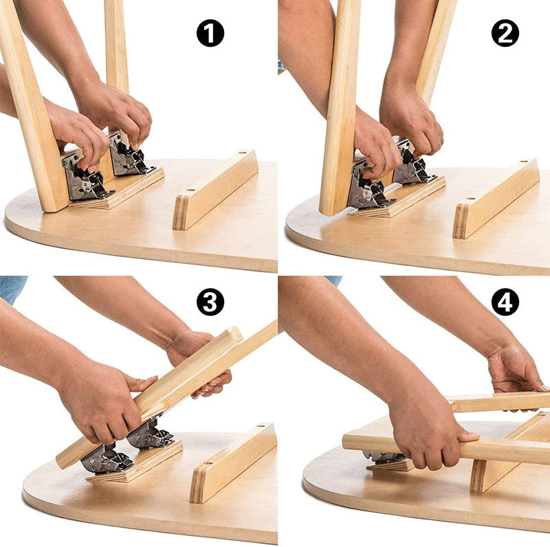 🪑 50% DI SCONTO! 🔧 Gamba da tavolo pieghevole con cerniera - Struttura robusta, facile montaggio e perfetta per mobili salvaspazio 🛠️