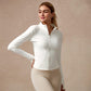 Giacca sportiva da donna a maniche lunghe con zip completa