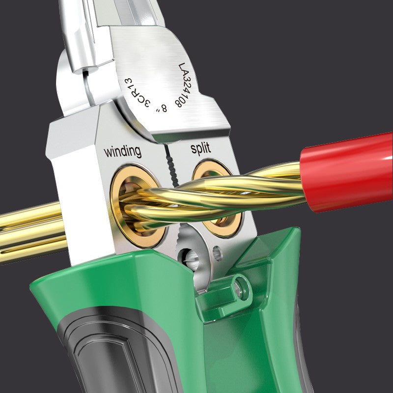 🔥Forbici spelafili multifunzionali 8 in 1 con test elettrico