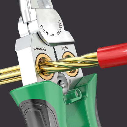 🔥Forbici spelafili multifunzionali 8 in 1 con test elettrico