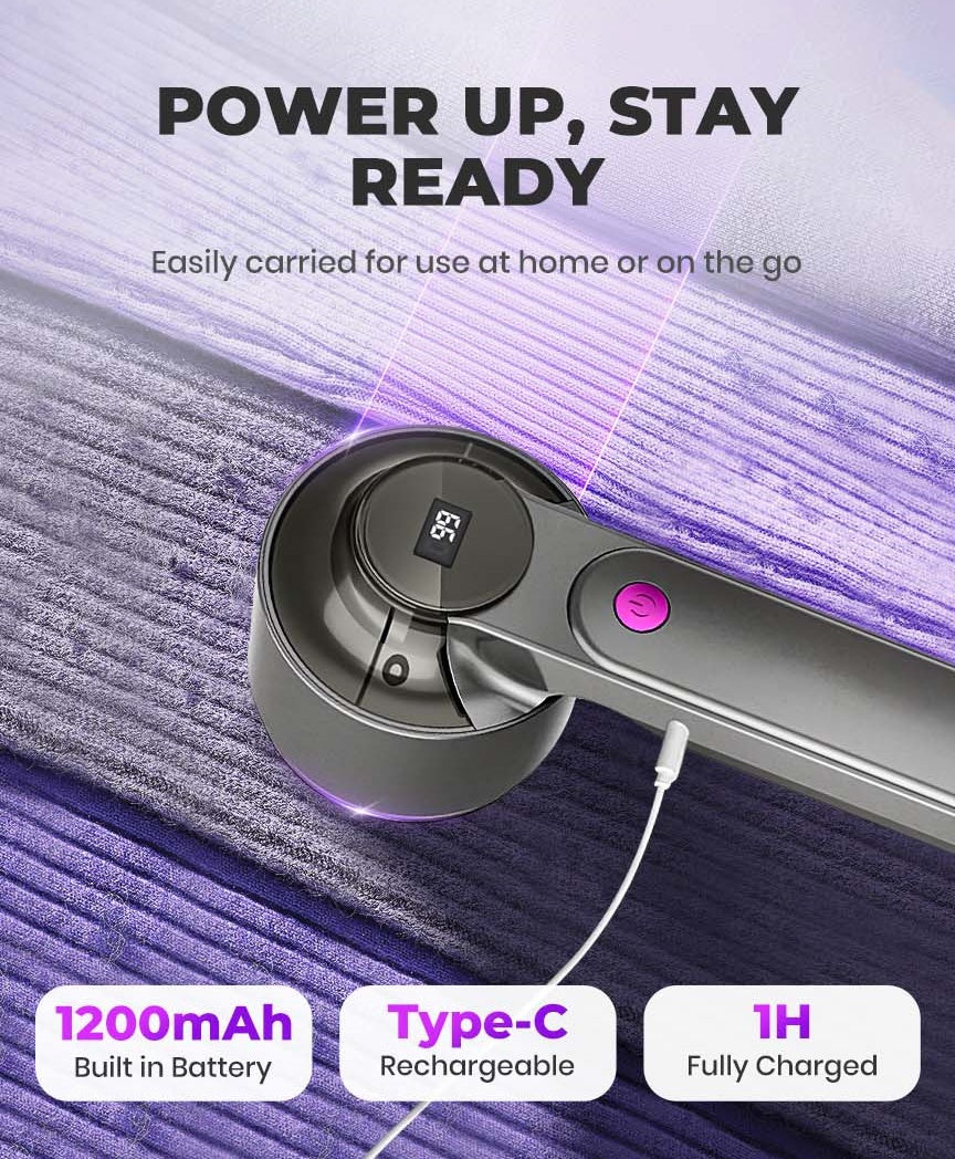 Levatore elettrico di pelucchi 2 in 1