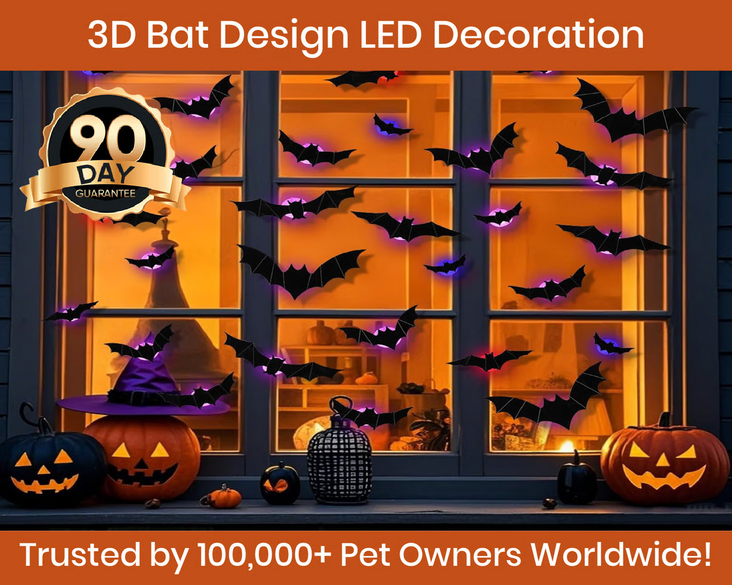 🎉 2026 Sale — Over 26,000 Sold! 💞 Halloween 3D Bat LED Wall Light Decor