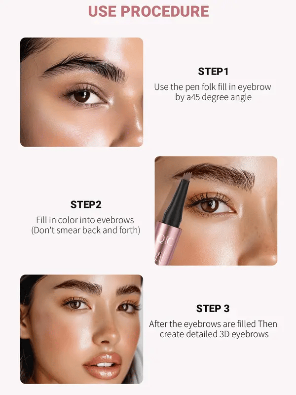 🥳SUPER OFFERTA 2026🥳💞OLTRE 50.000 VENDUTE!💥🖌️Matita sopracciglia effetto microblading 3D. Punta a 4 denti per tratti naturali effetto pelo, resistente all’acqua e alle sbavature, tenuta 24h.