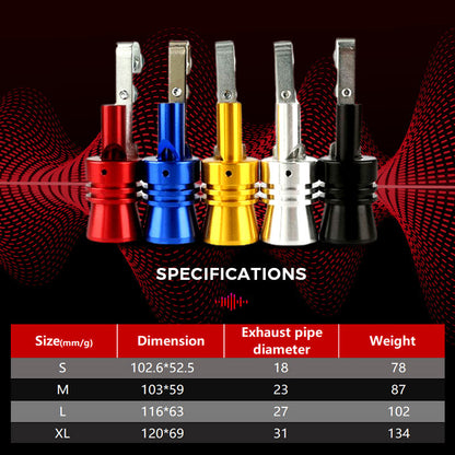 🏎️💨2025 New Release🏍️ Turbo Sound Simulator Whistle for Any Cars - Give Any Vehicle an Instant Sports Car Roar!