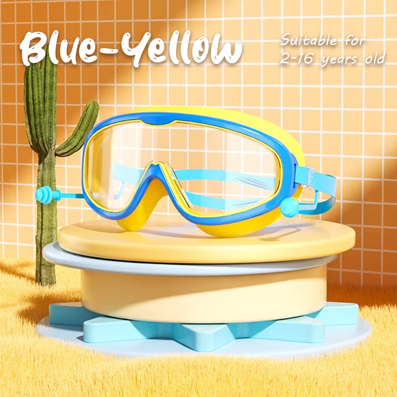 🎉BUY 2 SAVE 20% 🔥HD children's large frame waterproof and anti-fog swimming goggles