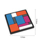 Gioco di puzzle creativo con blocchi geometrici