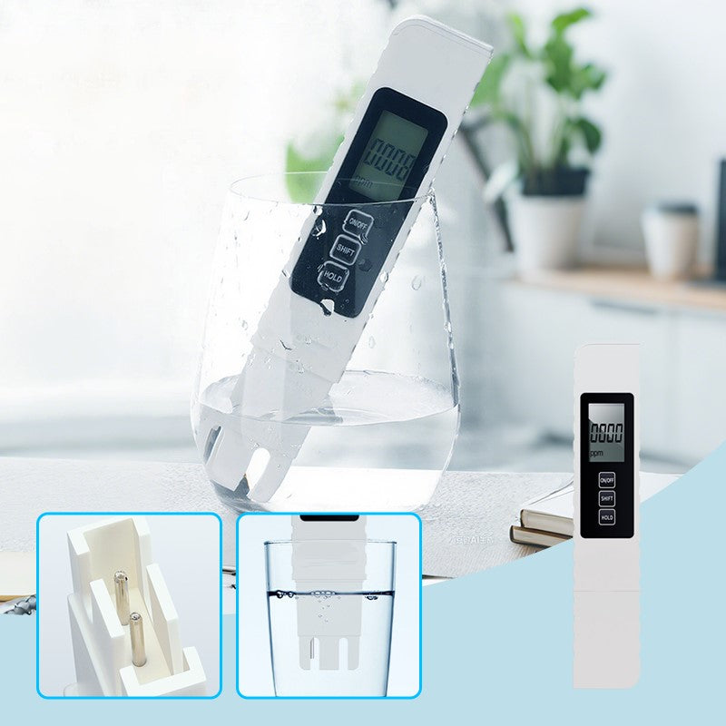 🥳2026 BESTSELLER💧 Tester della qualità dell'acqua TDS 3 in 1. Misura rapidamente purezza, durezza e sostanze disciolte nell'acqua. Leggero e portatile, semplice da usare per controllare l'acqua potabile, acqua di rubinetto e acqua filtrata a casa.