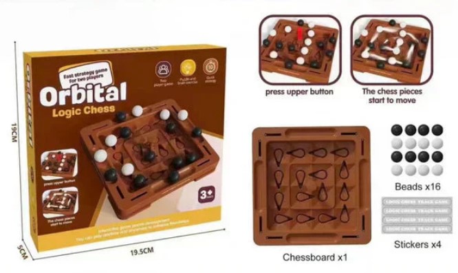 ♟️🌀Gioco da tavolo educativo di logica su binari