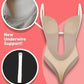 Body modellante senza cuciture con reggiseno integrato e schiena scoperta