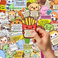 Positive Emotional Support Buddies Stickers（50 stickers）