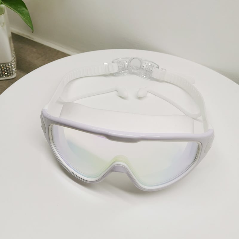 Occhialini da Nuoto Visione Ampia Panoramica, Lenti Antiappannamento e Protezione UV