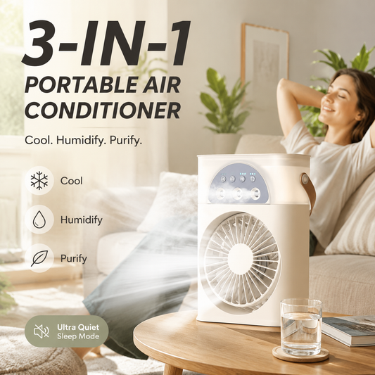 Condizionatore d'Aria Portatile 3 in 1 [Ultra Potente]