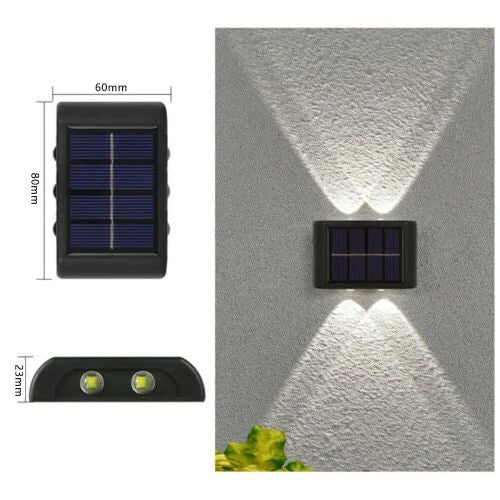 🌟 Limited Time Half Price - Waterproof Solar Outdoor Patio Wall Decorative Lights