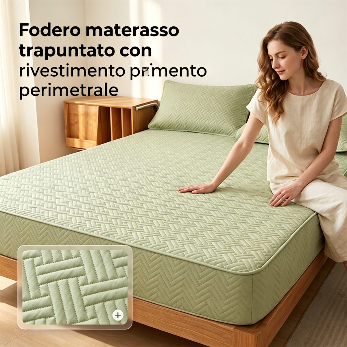 🥳2026 NUOVO ARRIVO🥳🔥OLTRE 50.000 VENDUTI! 🛏️Lenzuolo con angoli trapuntato con bordo elastico perimetrale, antiscivolo, morbido e confortevole. Protegge il materasso, adatto per uso domestico ✨