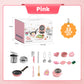 👧🏻 60% DI SCONTO! 🎉 Mini Cucina Giocattolo 22 Pezzi – Effetti Sonori/Luci, Sviluppo Cognitivo & Gioco Realistico 🍳📦