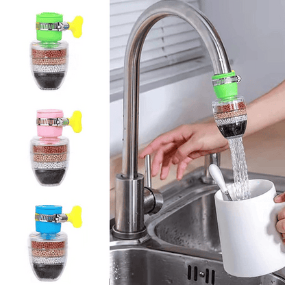 🥳2026 NUOVO ARRIVO🥳💥OLTRE 50K VENDUTI! 🚰Filtro per acqua al carbone attivo per rubinetto, rimuove impurità e migliora il sapore dell'acqua ✨