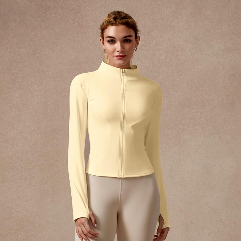 Giacca sportiva da donna a maniche lunghe con zip completa