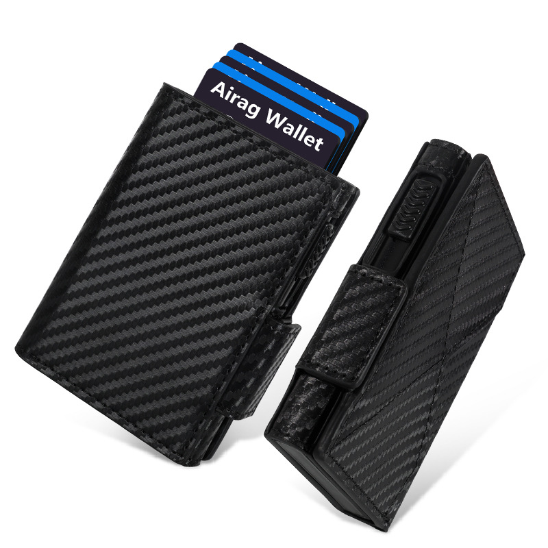 🧳 SCONTO DEL 60%! 👝 Portafoglio Uomo Sottile – Protezione RFID, Tasca per AirTag & Design Ultracompatto 🛡️