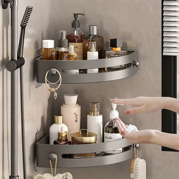 Scaffale Triangolare per Bagno