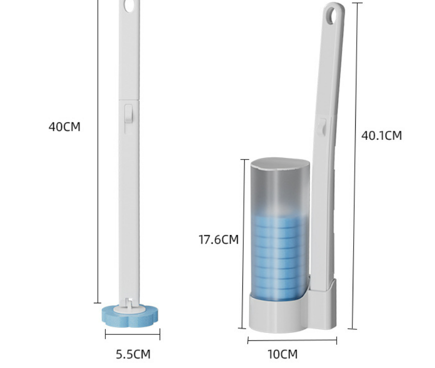 ⚡50K+ VENDUTI!🚽💦Gadget Pulizia Senza Mani🧽Strumento Usa e Getta per WC