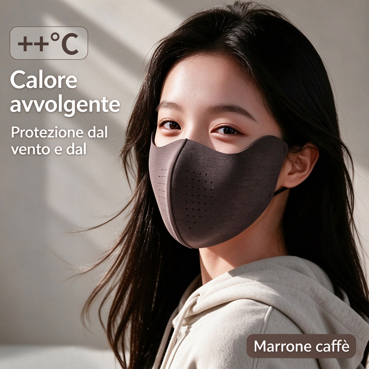 🧣✨ Mascherina invernale termica 3D con protezione oculare – Dì Addio al vento freddo, pelle secca e trucco sbavato! 🚫 UPF50+, traspirante, non appanna e non rovina il trucco ❄️