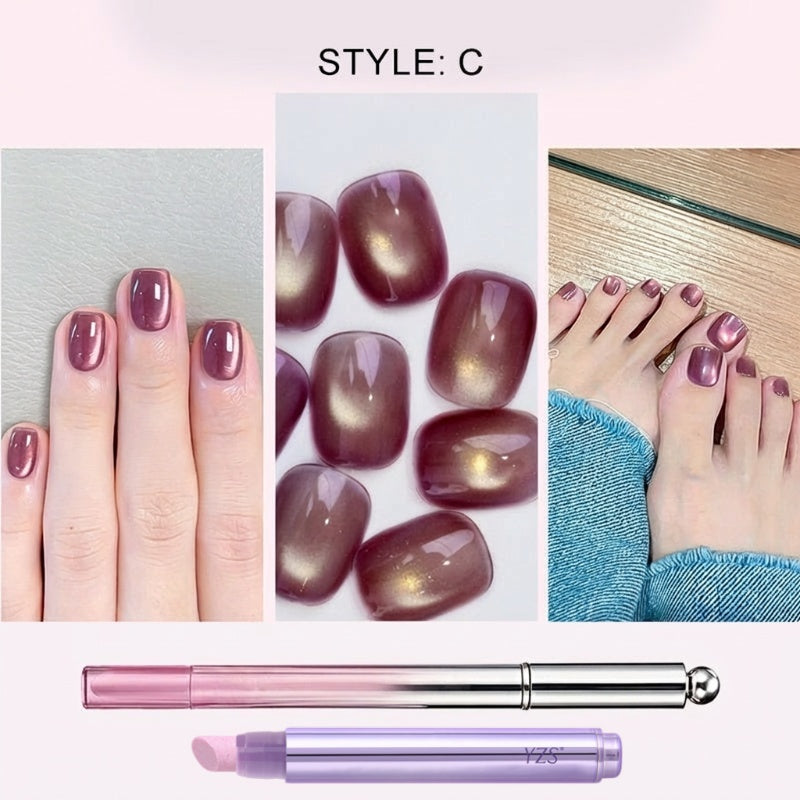 Penna gel per unghie effetto occhio di gatto tutto-in-uno