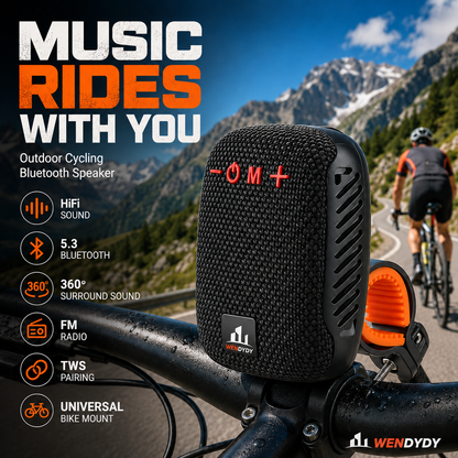 🥳SUPER OFFERTA 2026🥳💞50.000+ VENDUTI!🔥50% DI SCONTO! Cassa Bluetooth Impermeabile per Bici – IPX5, Stereo TWS, Vivavoce, supporto sicuro, 70m di portata. Goditi la musica mentre pedali! 🚲