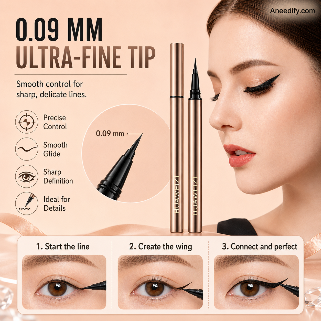 ✨️La scelta top dei truccatori del red carpet, ora 50% di sconto! Matita eyeliner waterproof a lunga durata, anti-macchia