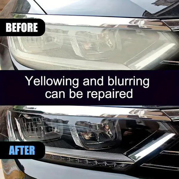 🔥🚘 Kit per il restauro dei fari anteriori dell'auto – riporta lucentezza e trasparenza ai tuoi fari! 💡🔧✨